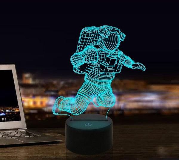 Astronaut 3D Night Light Illusion Lamp